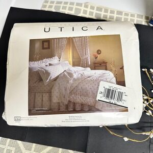 UTICA Country Garden Floral Twin Sheet Set Cotton Blend New - Vintage Grannycore
